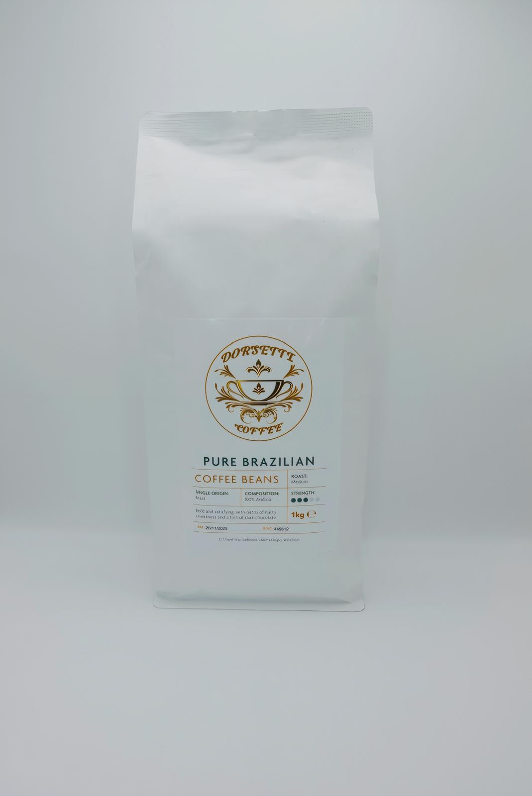 100% Brazilian Arabica coffee beans